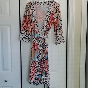 DVF Silk Jersey Wrap Dress size 2